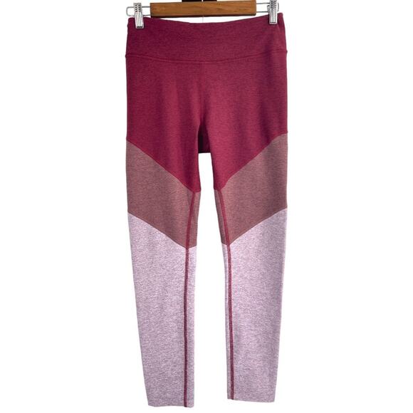Outdoor Voices Color Blocked Red Leggings‎ Medium - Picture 1 of 5